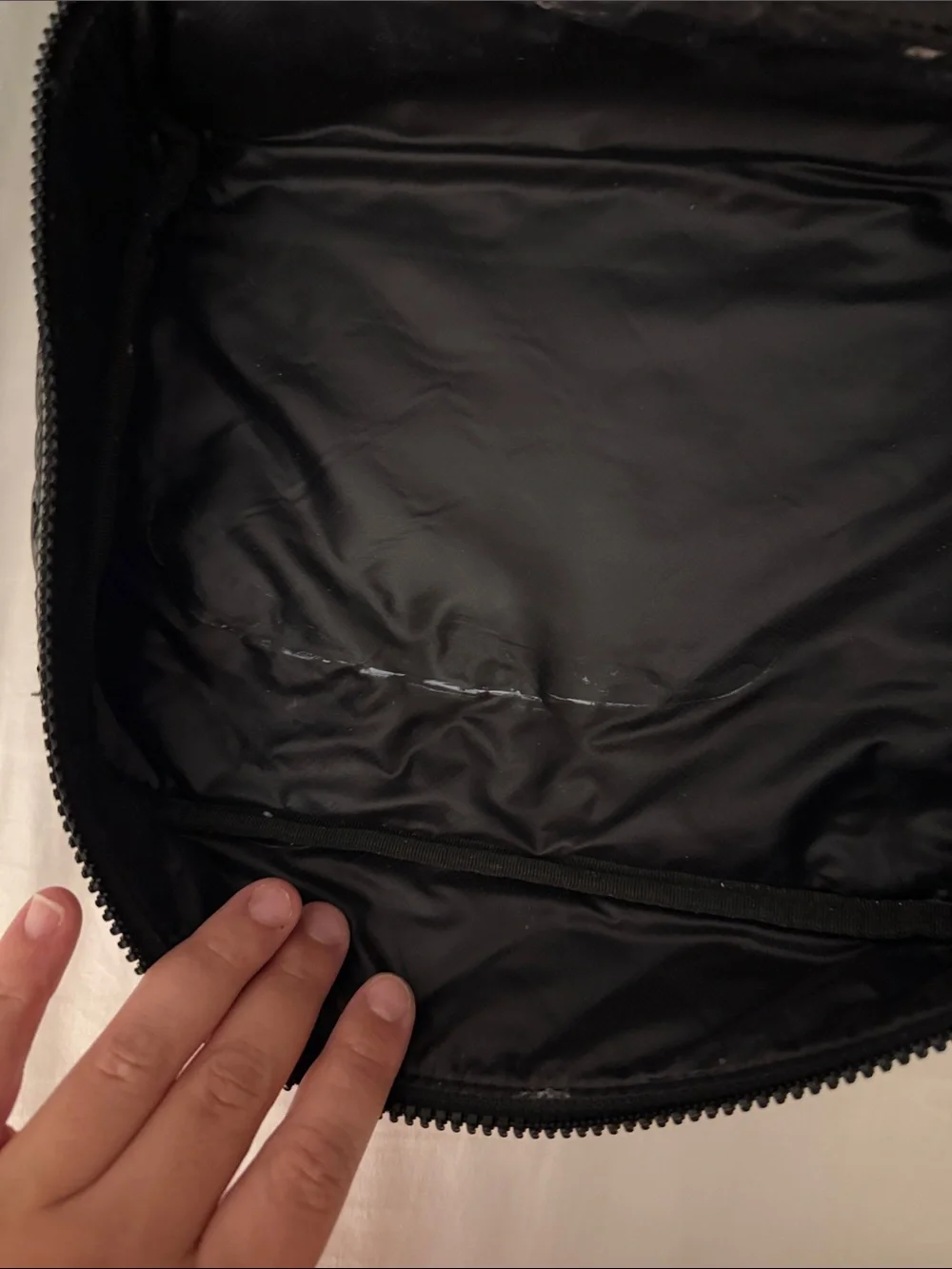 MZ Wallace Shiny Black Toiletry Bag